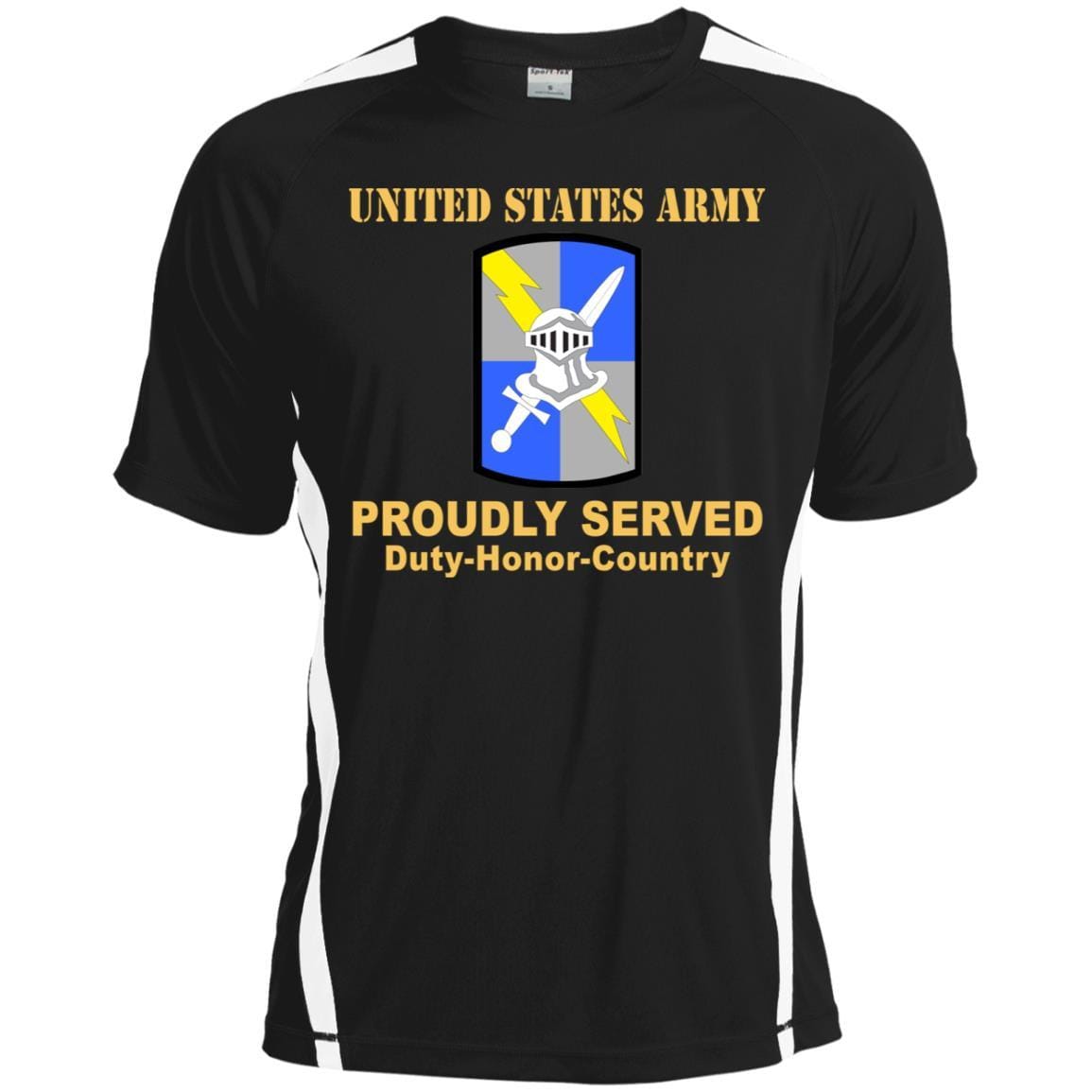 US ARMY 513 MILITARY INTELLIGENCE BRIGADE- Proudly Served T-Shirt On Front For Men-TShirt-Army-Veterans Nation