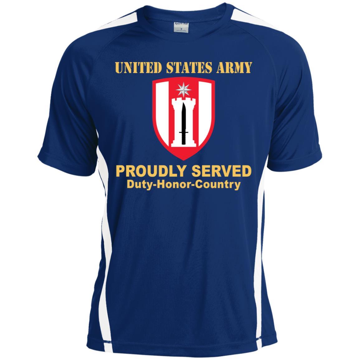 US ARMY 372ND ENGINEER BRIGADE- Proudly Served T-Shirt On Front For Men-TShirt-Army-Veterans Nation