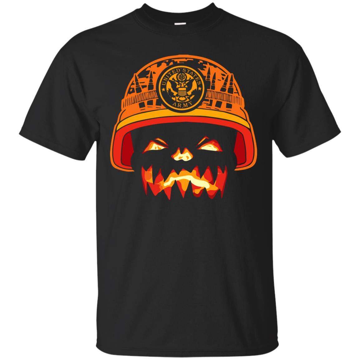 US Army Halloween Men T Shirt On Front-TShirt-Army-Veterans Nation