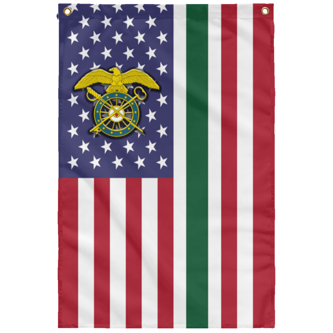 US Army Quartermaster Corps Wall Flag 3x5 ft Single Sided Print-WallFlag-Army-Branch-Veterans Nation
