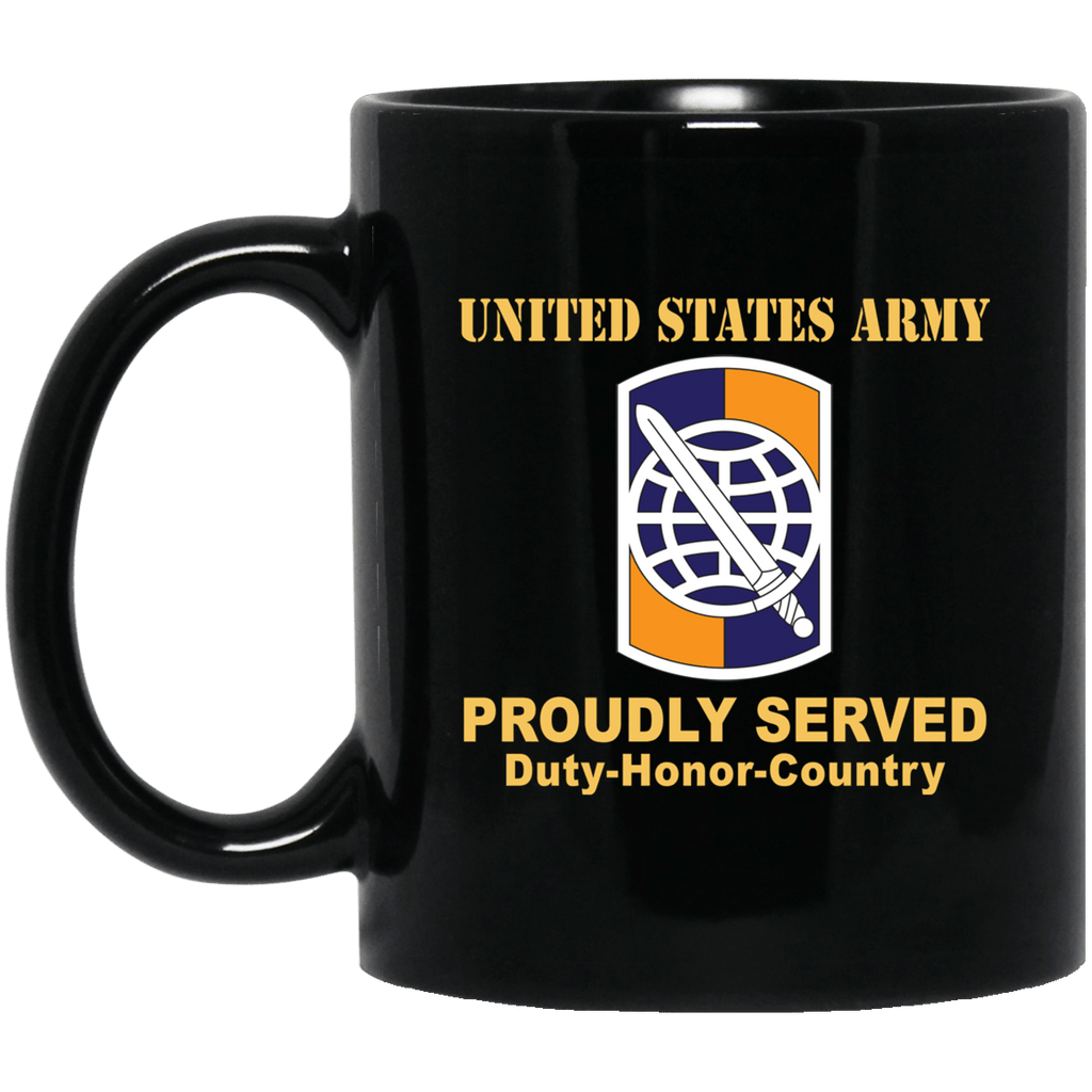 US ARMY 358TH CIVIL AFFAIRS BRIGADE- 11 oz - 15 oz Black Mug-Mug-Army-CSIB-Veterans Nation