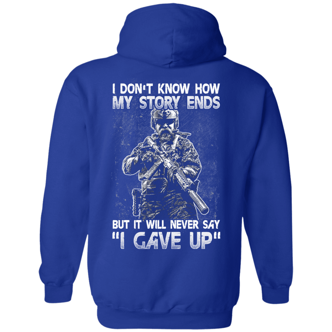 Military T-Shirt "Veteran - I Don't Know How My Story Ends"-TShirt-General-Veterans Nation