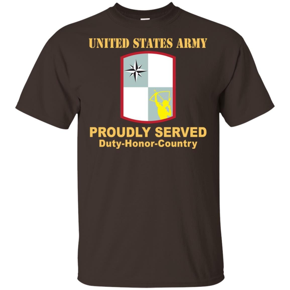 US ARMY 287 SUSTAINMENT BRIGADE- Proudly Served T-Shirt On Front For Men-TShirt-Army-Veterans Nation