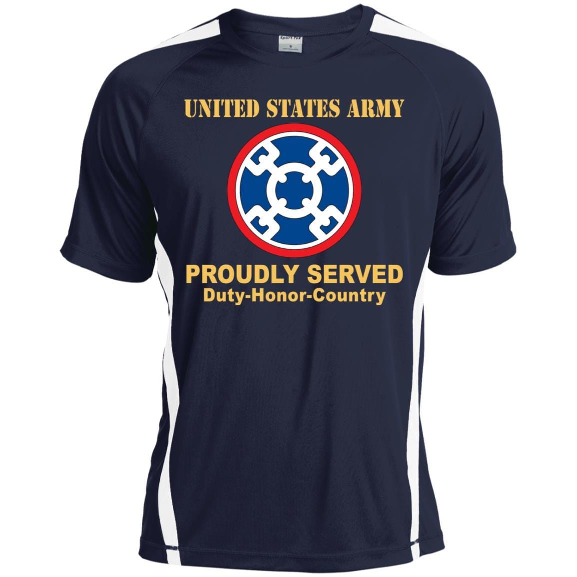 US ARMY 310TH SUSTAINMENT COMMAND- Proudly Served T-Shirt On Front For Men-TShirt-Army-Veterans Nation