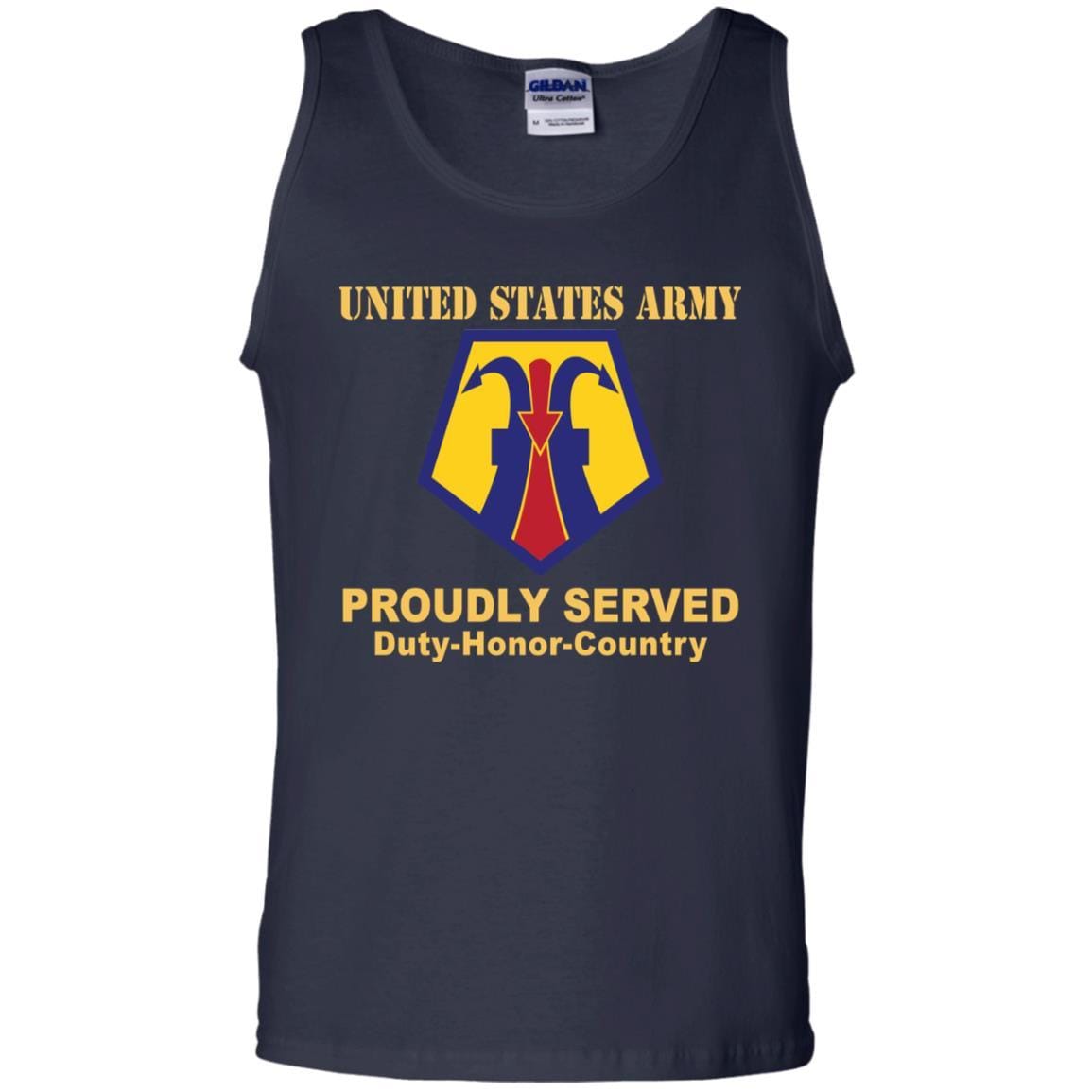 US ARMY 7TH CIVIL SUPPORT COMMAND- Proudly Served T-Shirt On Front For Men-TShirt-Army-Veterans Nation