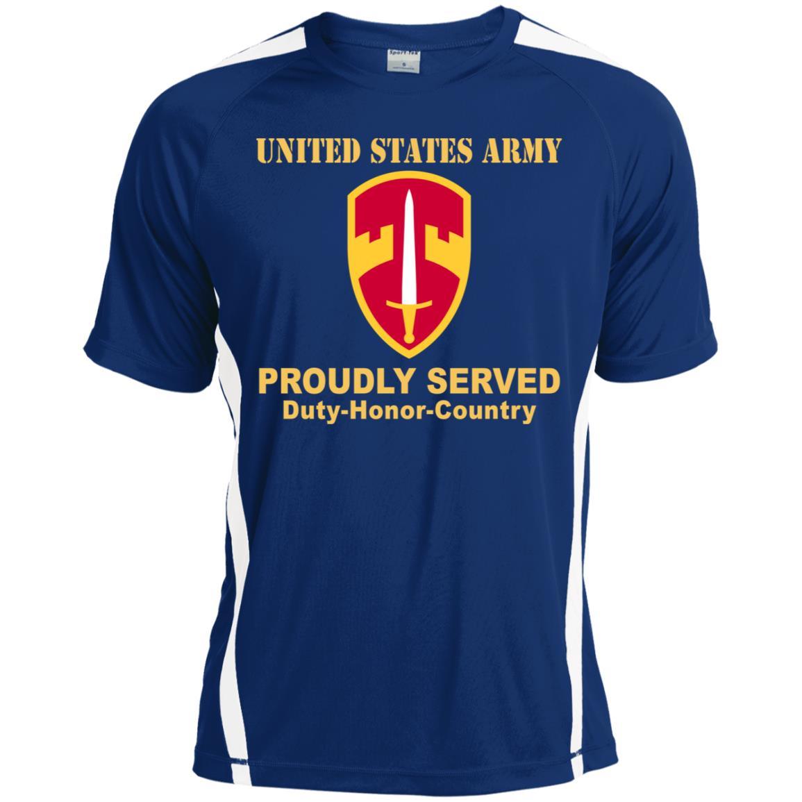 US ARMY CSIB U.S. ARMY VIETNAM- Proudly Served T-Shirt On Front For Men-TShirt-Army-Veterans Nation