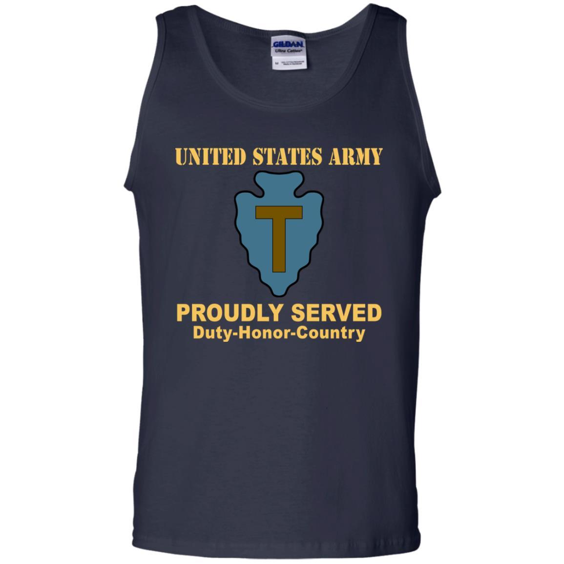 US ARMY 36TH INFANTRY DIVISION - Proudly Served T-Shirt On Front For Men-TShirt-Army-Veterans Nation