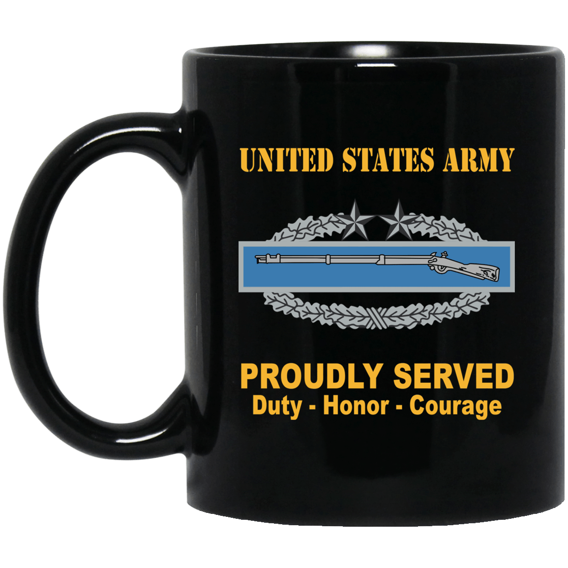 US Army Combat Infantryman Third Award Badge 11 oz - 15 oz-Mug-Army-Badge-Veterans Nation