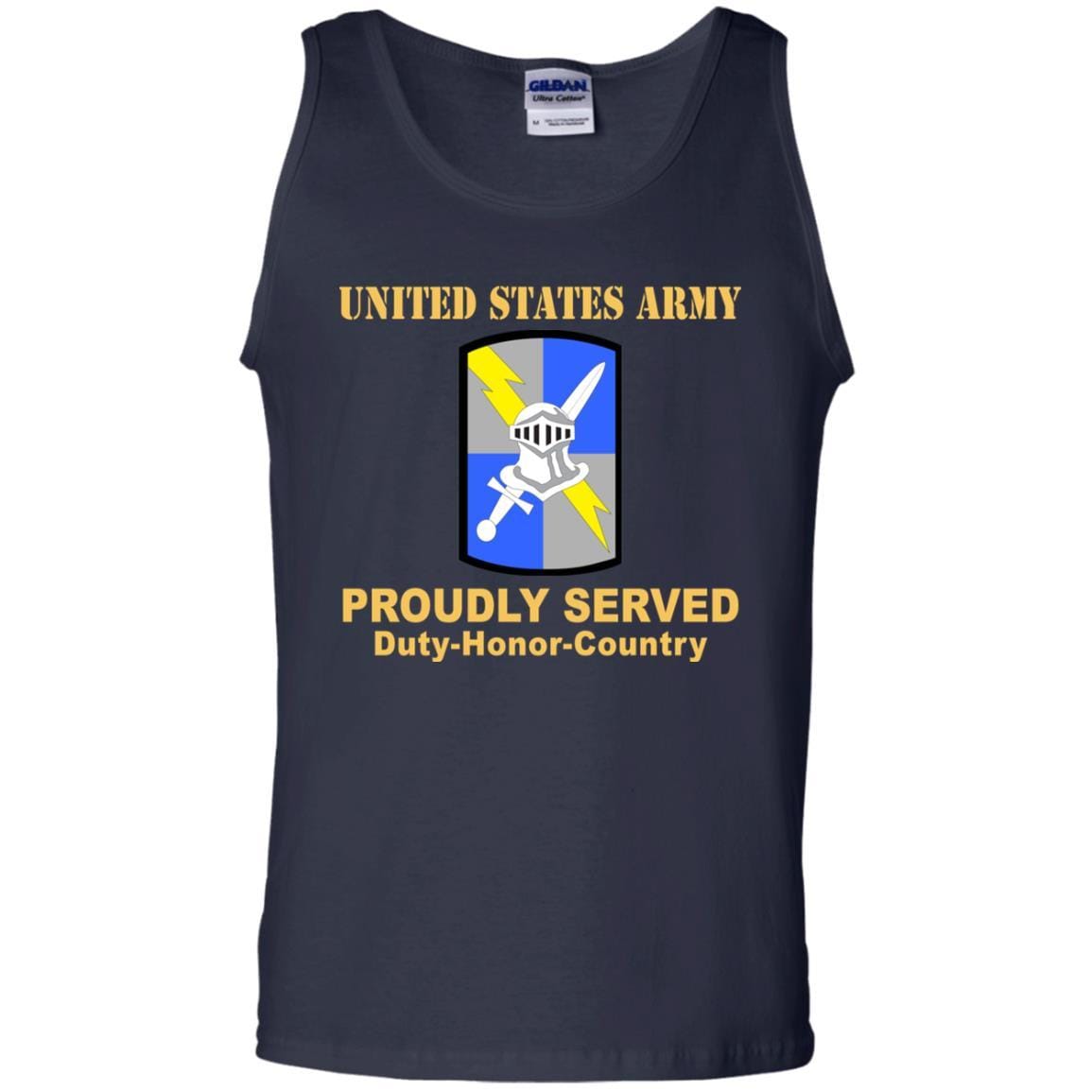 US ARMY 513 MILITARY INTELLIGENCE BRIGADE- Proudly Served T-Shirt On Front For Men-TShirt-Army-Veterans Nation