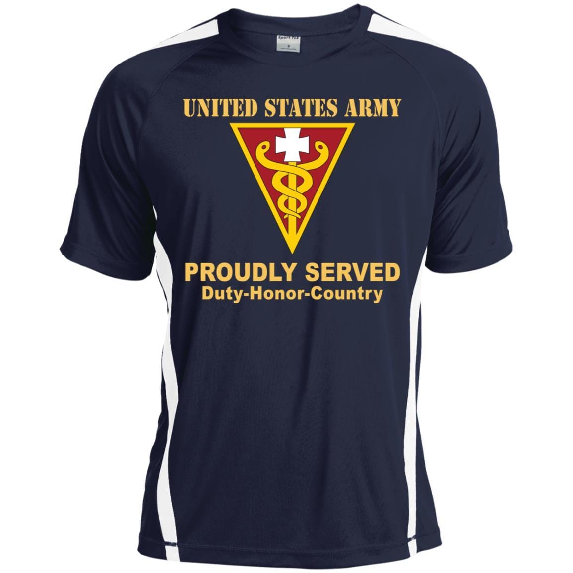 US ARMY 3RD MEDICAL COMMAND- Proudly Served T-Shirt On Front For Men-TShirt-Army-Veterans Nation