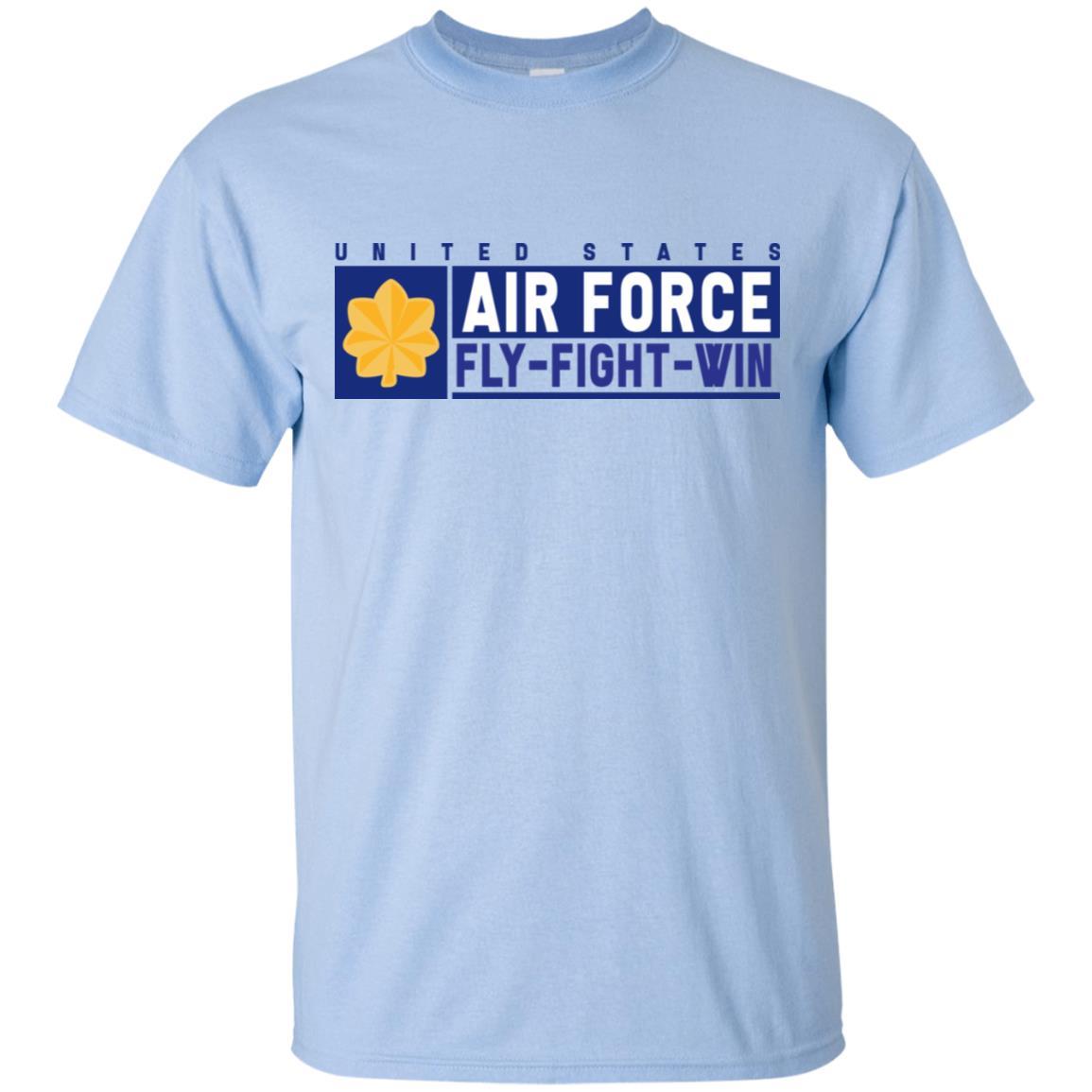 US Air Force O-4 Major Fly - Fight - Win T-Shirt On Front For Men-TShirt-USAF-Veterans Nation