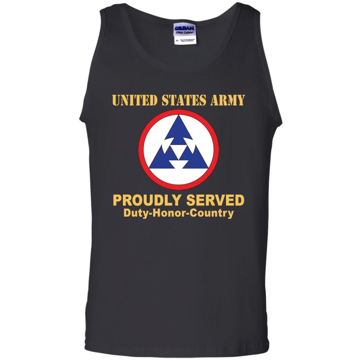 US ARMY 3RD SUSTAINMENT COMMAND- Proudly Served T-Shirt On Front For Men-TShirt-Army-Veterans Nation