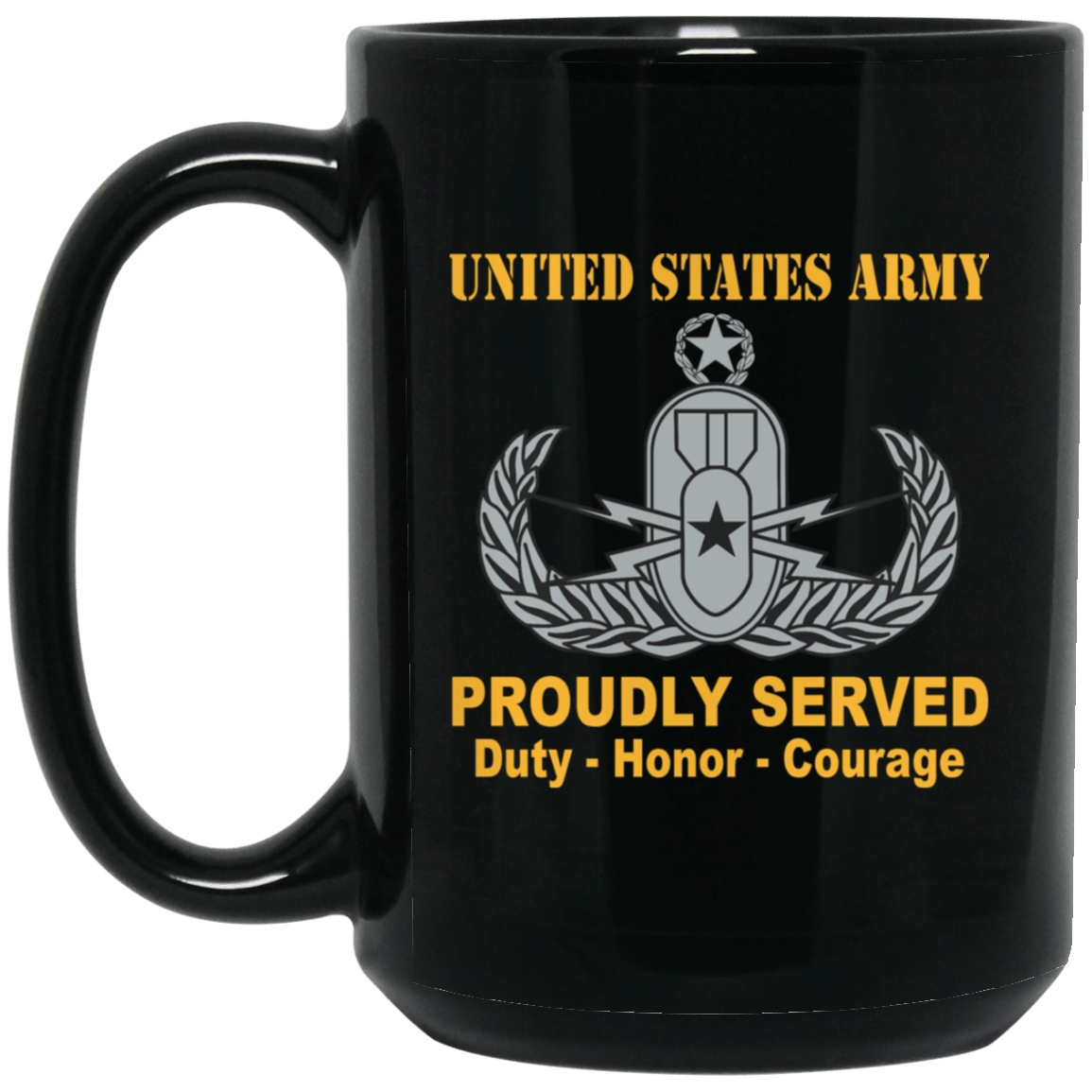 US Army Master Explosive Ordnance Disposal Badge 11 oz - 15 oz-Mug-Army-Badge-Veterans Nation