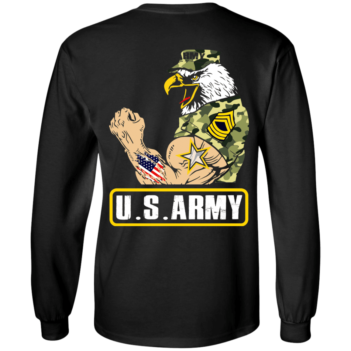 US Army Strong Back T Shirts-TShirt-Army-Veterans Nation