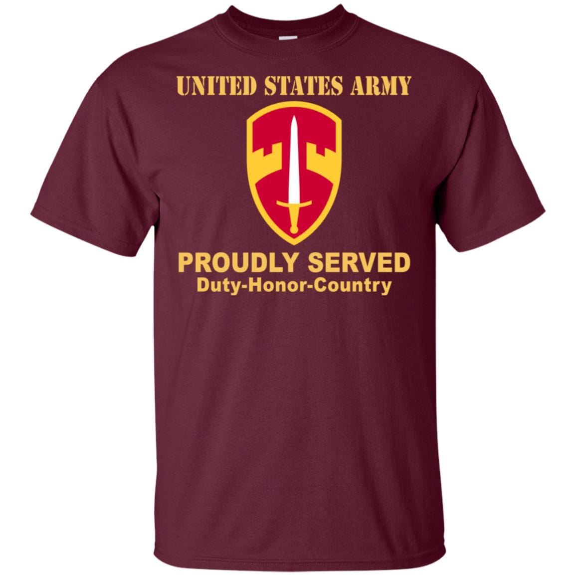 US ARMY CSIB U.S. ARMY VIETNAM- Proudly Served T-Shirt On Front For Men-TShirt-Army-Veterans Nation