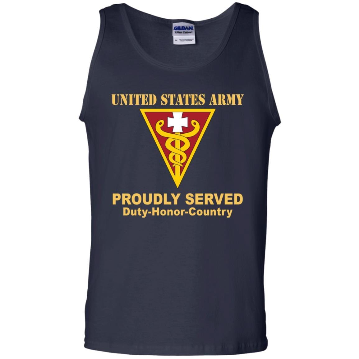 US ARMY 3RD MEDICAL COMMAND- Proudly Served T-Shirt On Front For Men-TShirt-Army-Veterans Nation