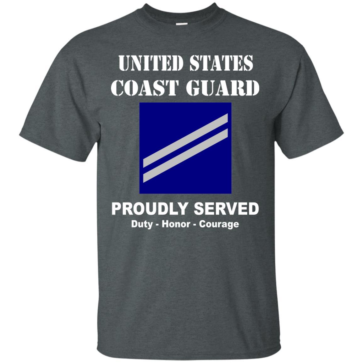 US Coast Guard E-2 Seaman Apprentice E2 SA Seaman Men Front USCG T Shirt-TShirt-USCG-Veterans Nation