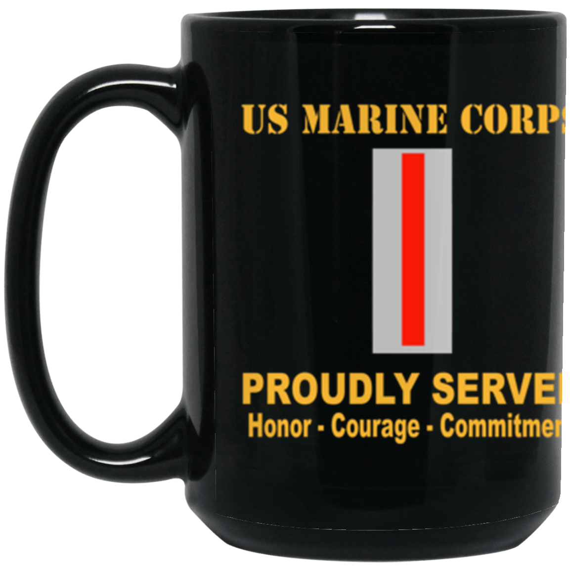 USMC W-5 Chief Warrant Officer 5 CW5 CW5 Warrant Officer Ranks Proudly Served Core Values 15 oz. Black Mug-Drinkware-Veterans Nation
