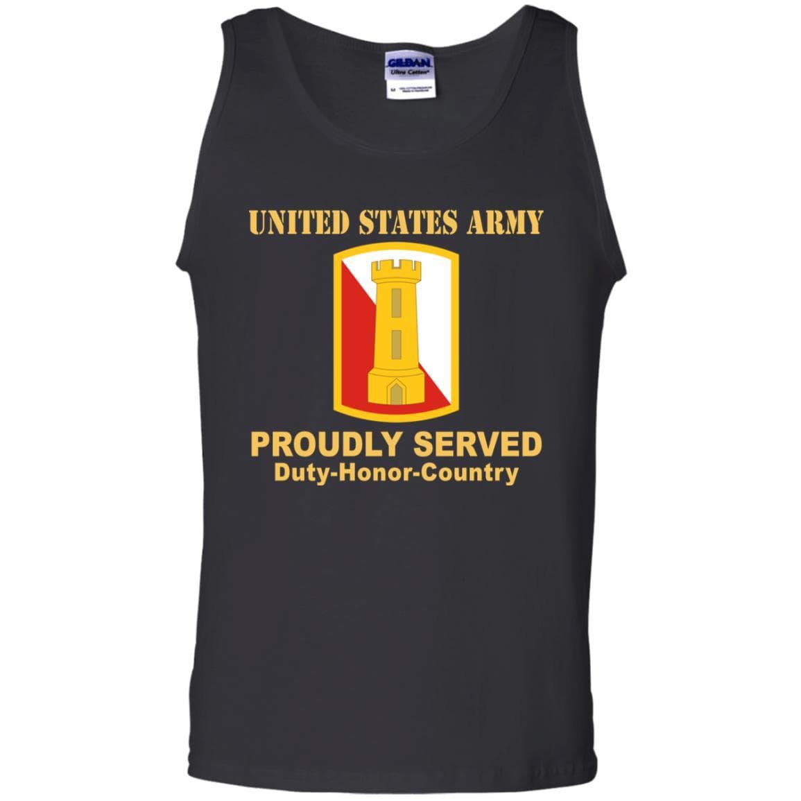 US ARMY 168TH ENGINEER BRIGADE- Proudly Served T-Shirt On Front For Men-TShirt-Army-Veterans Nation