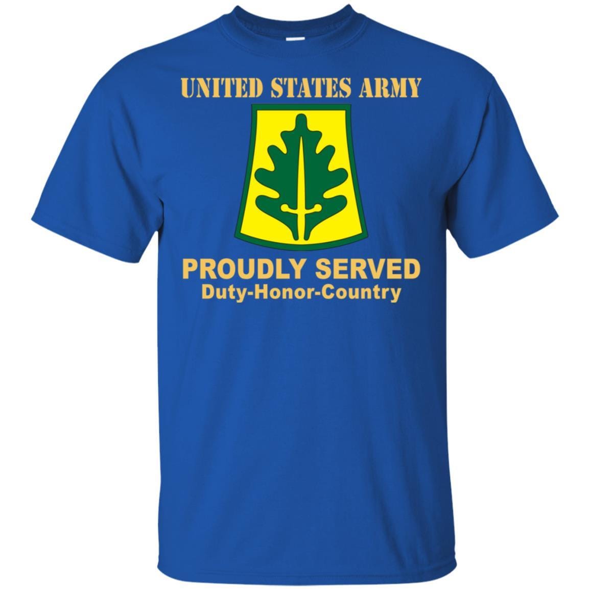 US ARMY 333RD MILITARY POLICE BRIGADE- Proudly Served T-Shirt On Front For Men-TShirt-Army-Veterans Nation