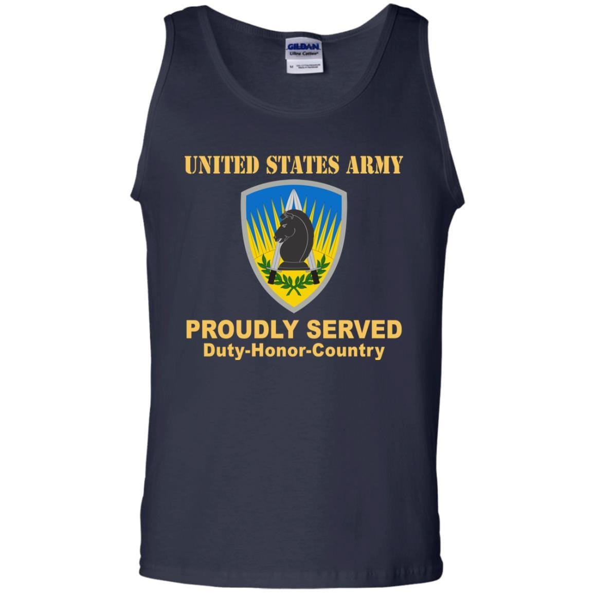 US ARMY 650 MILITARY INTELLIGENCE GROUP- Proudly Served T-Shirt On Front For Men-TShirt-Army-Veterans Nation