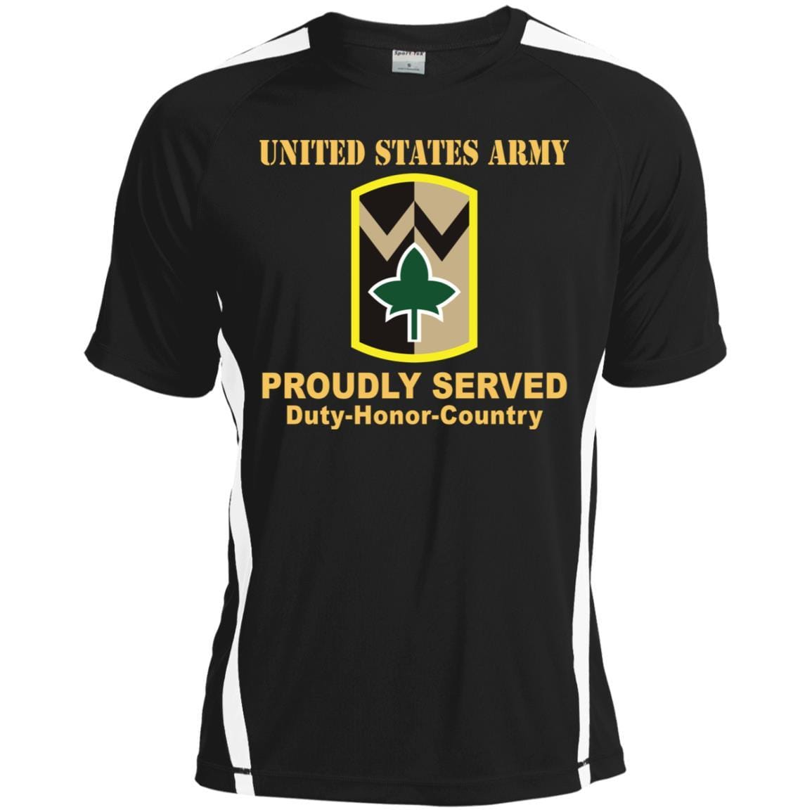 US ARMY 4TH SUSTAINMENT BRIGADE- Proudly Served T-Shirt On Front For Men-TShirt-Army-Veterans Nation