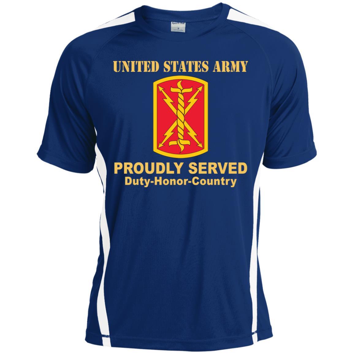 US ARMY 17TH FIRST ARTILLERY BRIGADE- Proudly Served T-Shirt On Front For Men-TShirt-Army-Veterans Nation