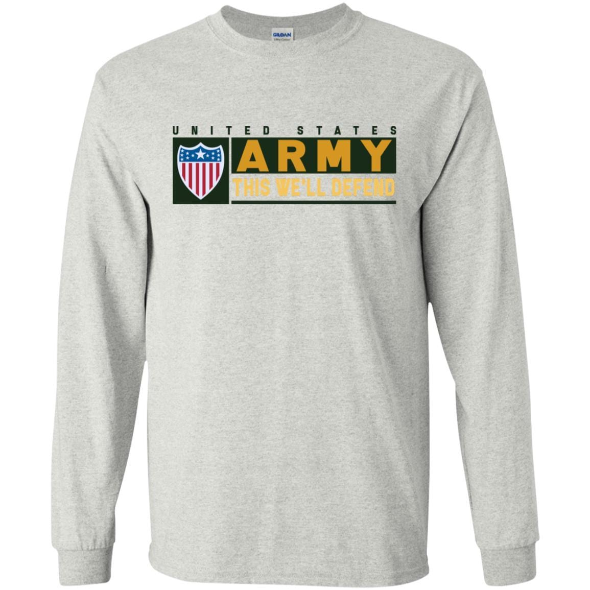 US Army Adjutant General- This We'll Defend T-Shirt On Front For Men-TShirt-Army-Veterans Nation