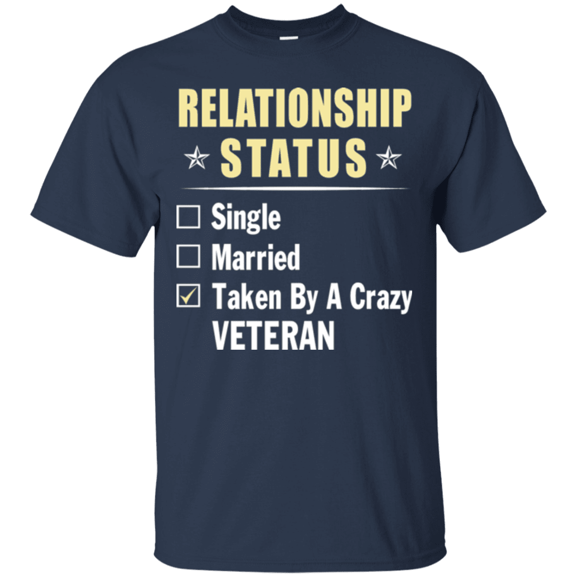 Military T-Shirt "Veteran Status"-TShirt-General-Veterans Nation