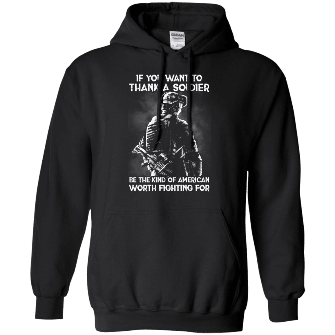 Military T-Shirt "If You Want To Thank A Soldier"-TShirt-General-Veterans Nation