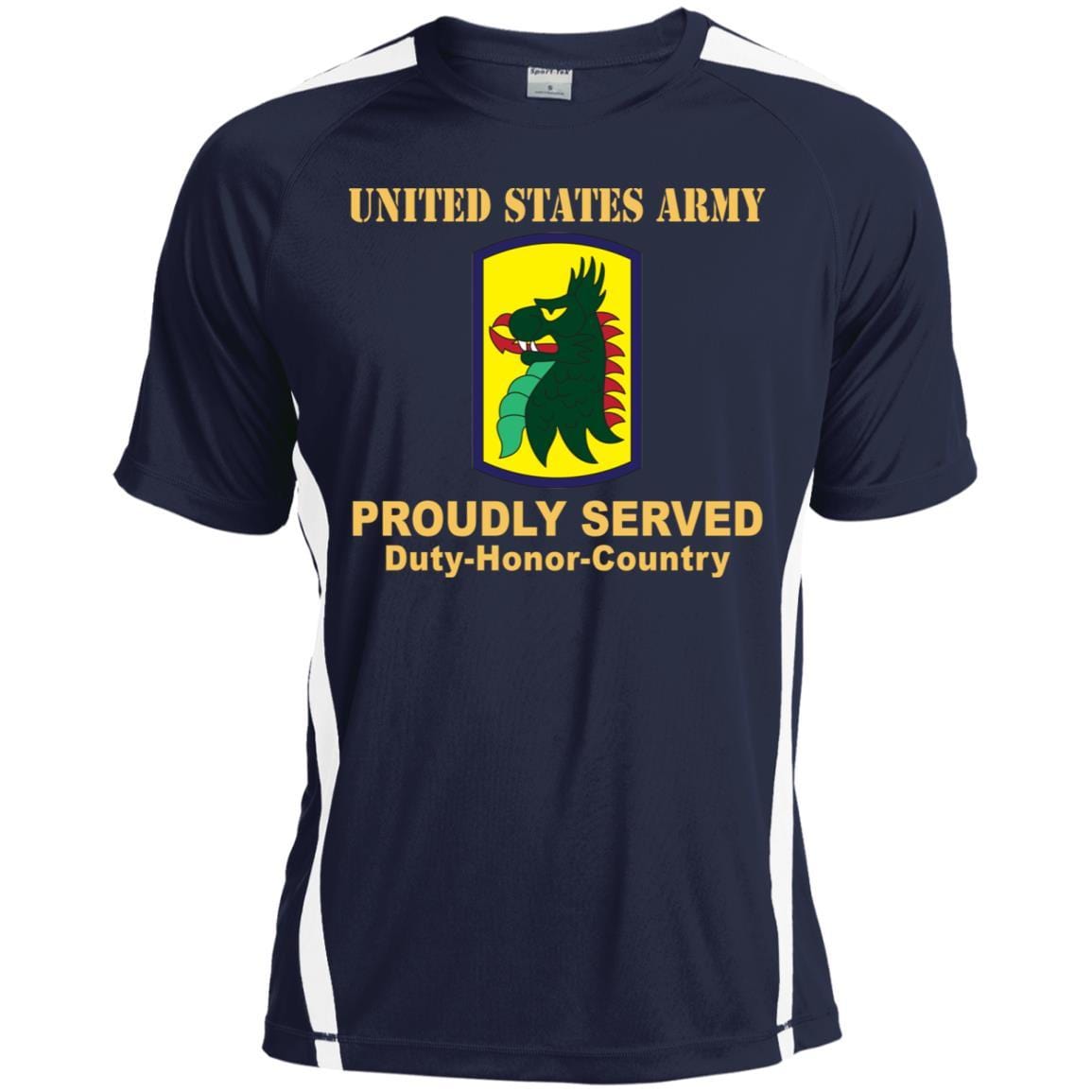 US ARMY 455TH CHEMICAL BRIGADE- Proudly Served T-Shirt On Front For Men-TShirt-Army-Veterans Nation