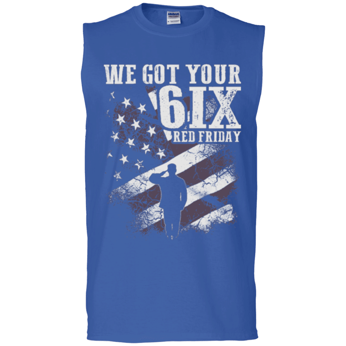 Military T-Shirt "WE GOT YOUR SIX RED FRIDAY"-TShirt-General-Veterans Nation