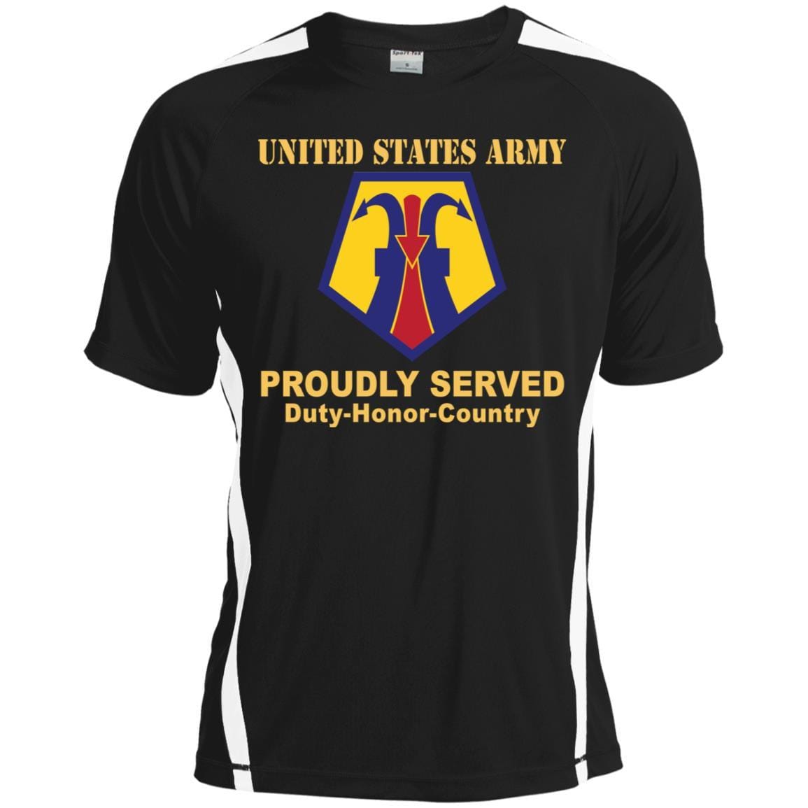 US ARMY 7TH CIVIL SUPPORT COMMAND- Proudly Served T-Shirt On Front For Men-TShirt-Army-Veterans Nation