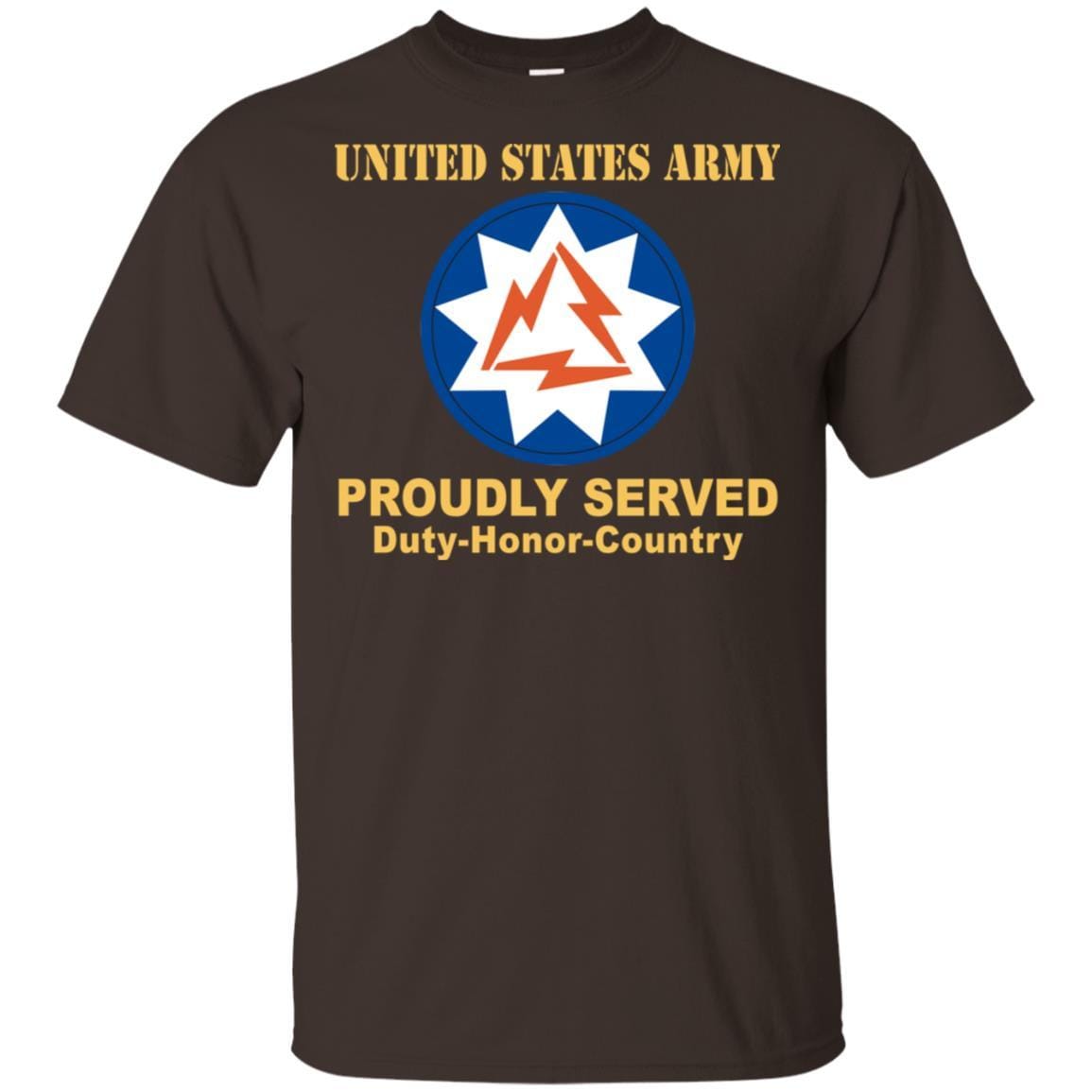 US ARMY 93RD SIGNAL BRIGADE - Proudly Served T-Shirt On Front For Men-TShirt-Army-Veterans Nation