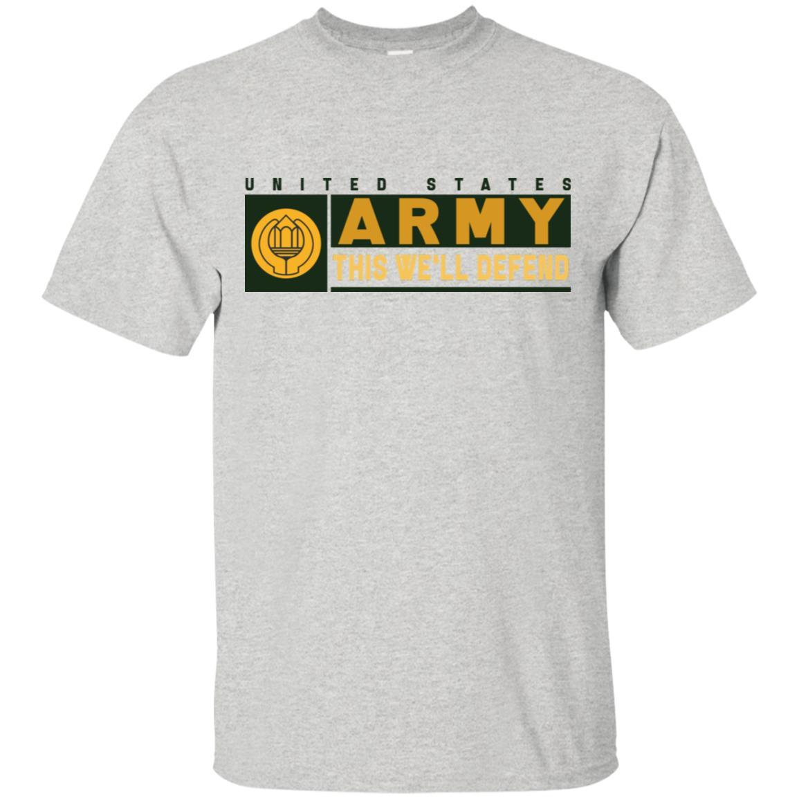 U.S Army Chaplain Assistant- This We'll Defend T-Shirt On Front For Men-TShirt-Army-Veterans Nation