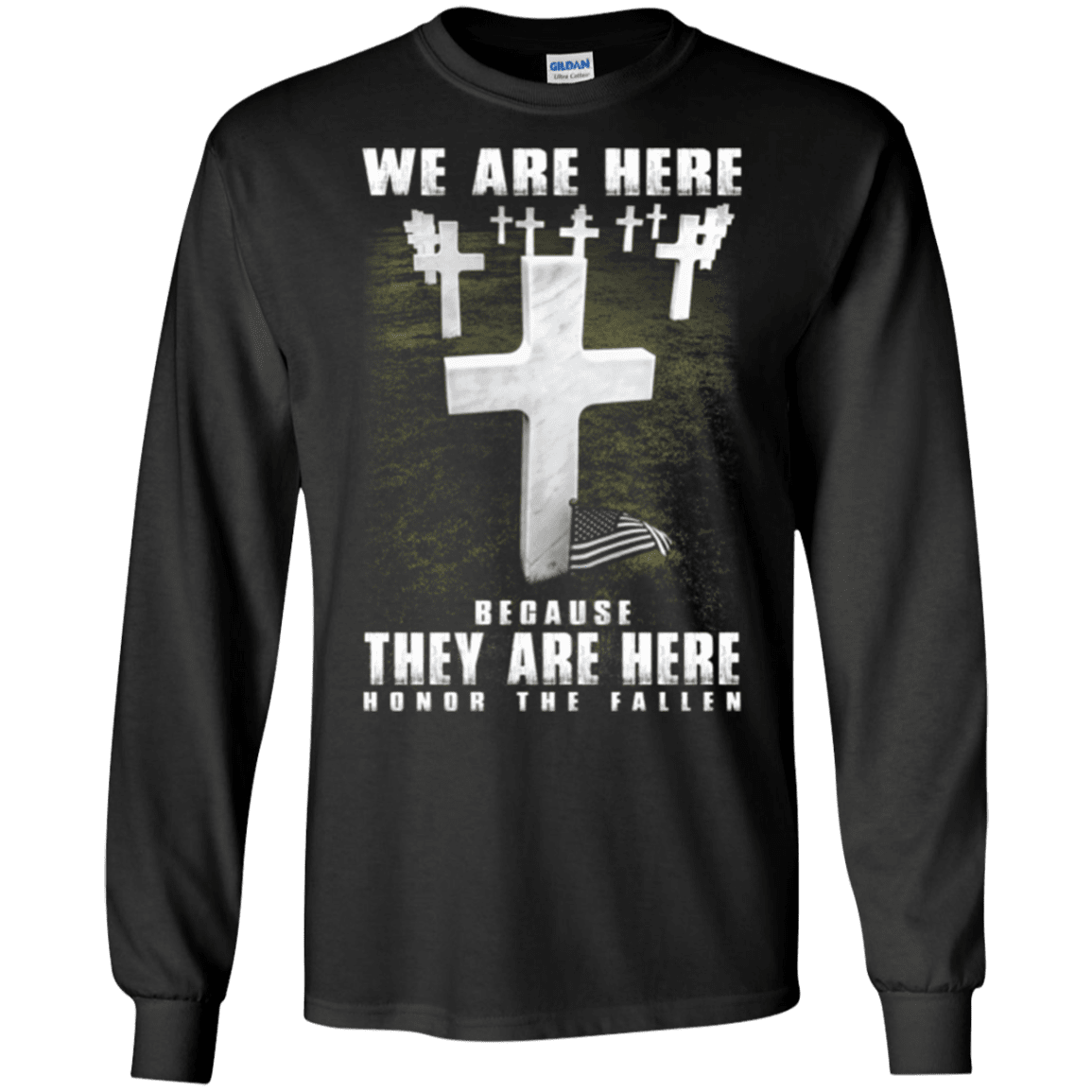 Military T-Shirt "HONOR THE FALLEN"-TShirt-General-Veterans Nation