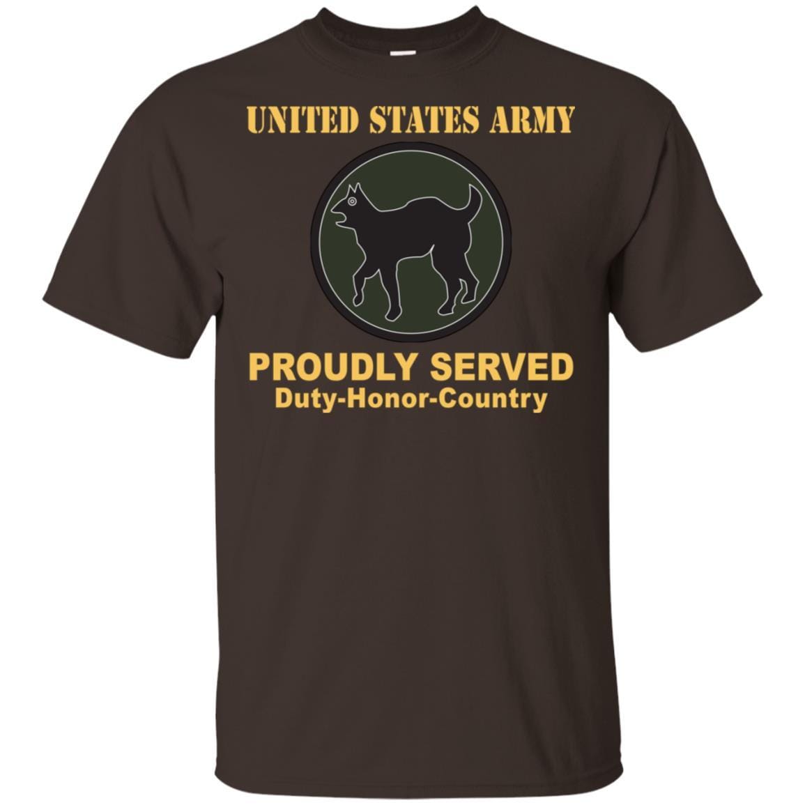 US ARMY 81 REGIONAL SUPPORT COMMAND - Proudly Served T-Shirt On Front For Men-TShirt-Army-Veterans Nation