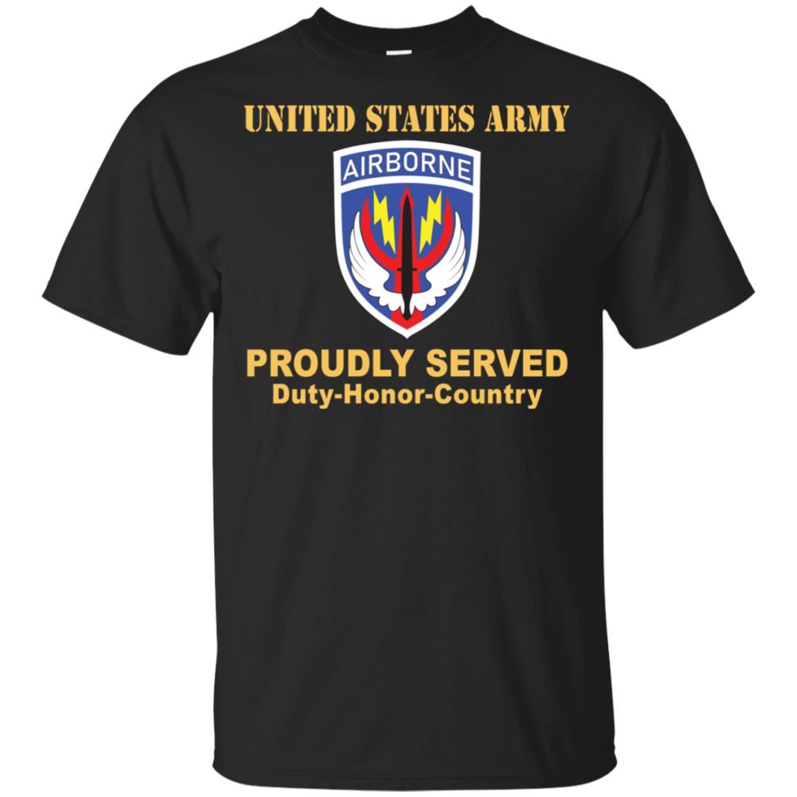 US ARMY SPECIAL OPERATIONS COMMAND CENTRAL- Proudly Served T-Shirt On Front For Men-TShirt-Army-Veterans Nation