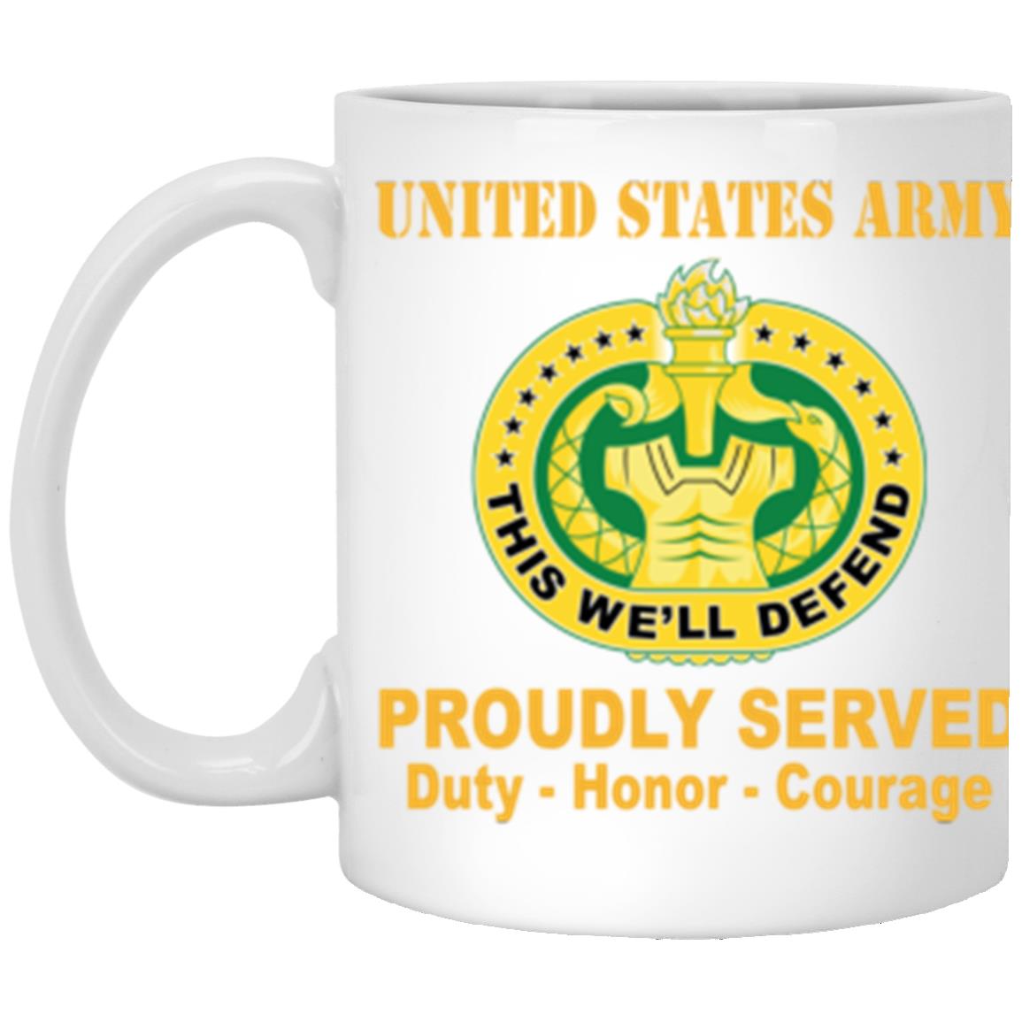 US Army Drill Sergeant 11 oz. White Mug-Mug-Army-Veterans Nation