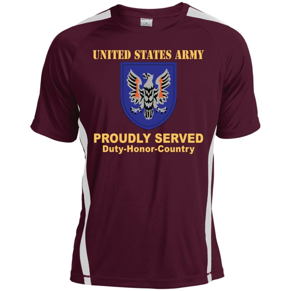 US ARMY 11TH AVIATION COMMAND- Proudly Served T-Shirt On Front For Men-TShirt-Army-Veterans Nation