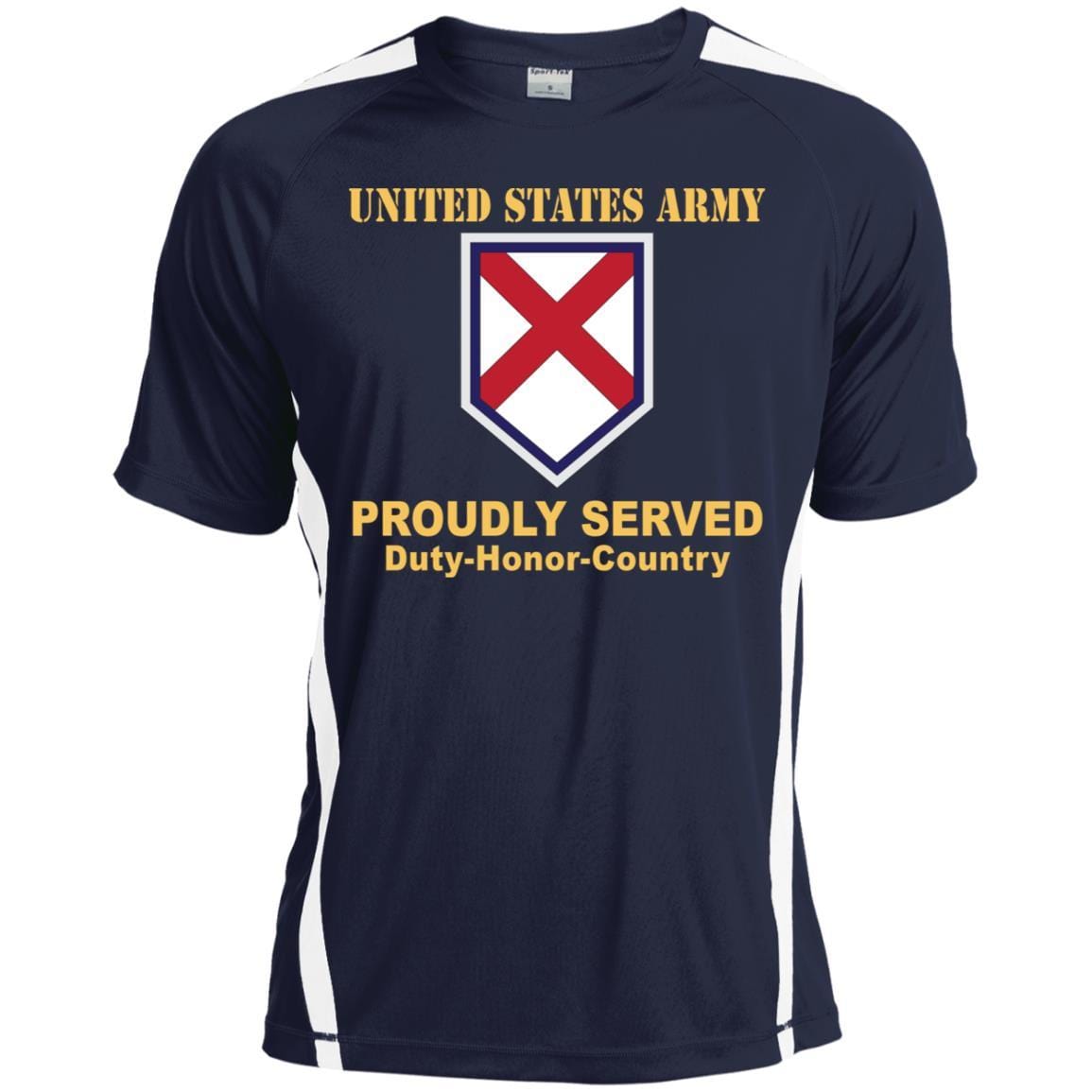 US ARMY 226TH MANEUVER ENHANCMENT BRIGADE- Proudly Served T-Shirt On Front For Men-TShirt-Army-Veterans Nation