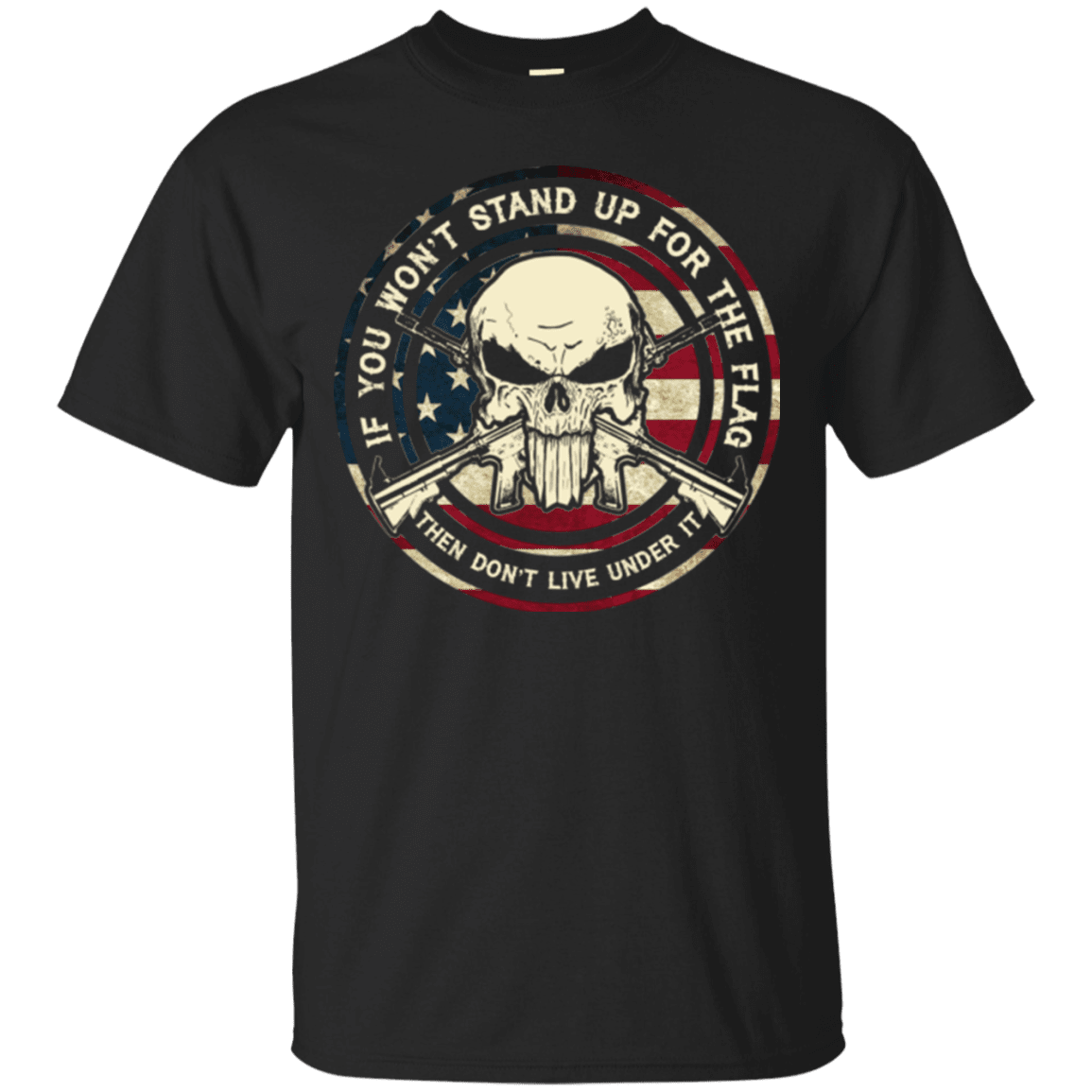 Military T-Shirt "SKULL VETERAN"-TShirt-General-Veterans Nation