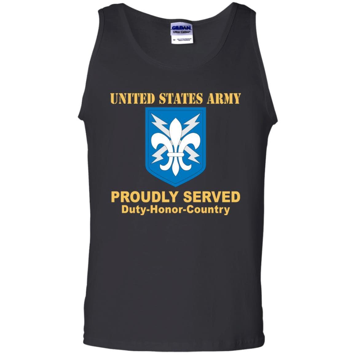 US ARMY 205TH MILITARY INTELLIGENCE BRIGADE- Proudly Served T-Shirt On Front For Men-TShirt-Army-Veterans Nation