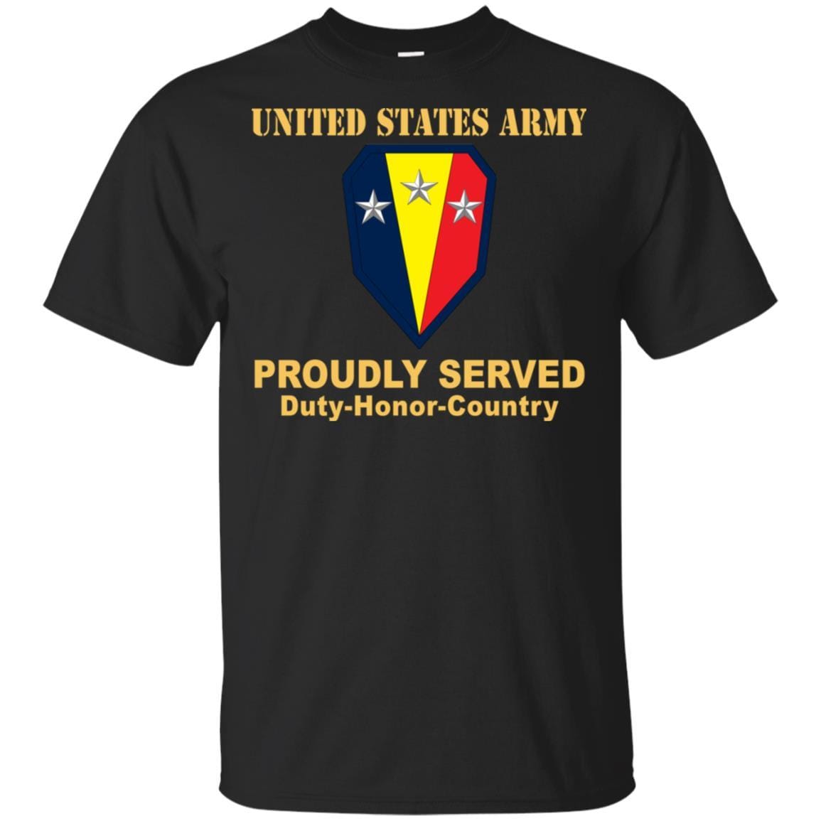 US ARMY 50TH INFANTRY BRIGADE COMBAT TEAM - Proudly Served T-Shirt On Front For Men-TShirt-Army-Veterans Nation