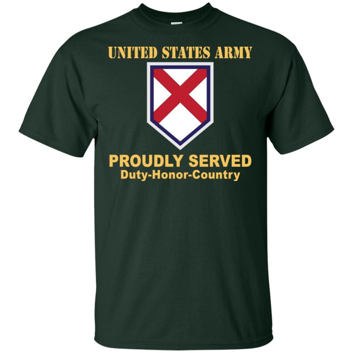 US ARMY 226TH MANEUVER ENHANCMENT BRIGADE- Proudly Served T-Shirt On Front For Men-TShirt-Army-Veterans Nation