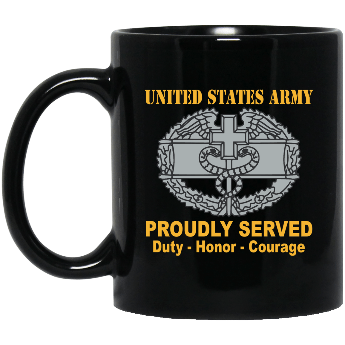 US Army Combat Medical 1st Award Badge 11 oz - 15 oz-Mug-Army-Badge-Veterans Nation