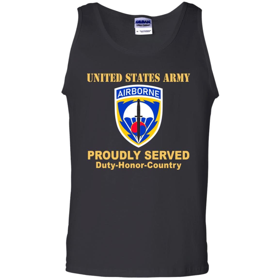 US ARMY SPECIAL OPERATIONS COMMAND KOREA- Proudly Served T-Shirt On Front For Men-TShirt-Army-Veterans Nation