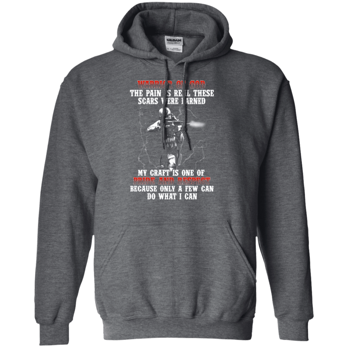 Military T-Shirt "WARRIOR OF GOD"-TShirt-General-Veterans Nation