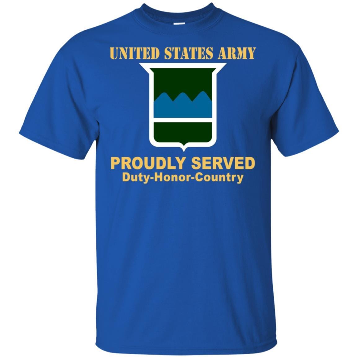 US ARMY 80TH TRAINING COMMAND - Proudly Served T-Shirt On Front For Men-TShirt-Army-Veterans Nation