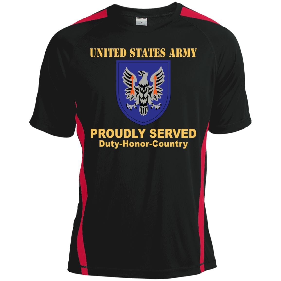 US ARMY 11TH AVIATION COMMAND- Proudly Served T-Shirt On Front For Men-TShirt-Army-Veterans Nation